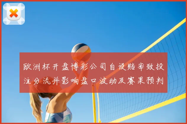 欧洲杯开盘博彩公司自设赔率致投注分流并影响盘口波动及赛果预判
