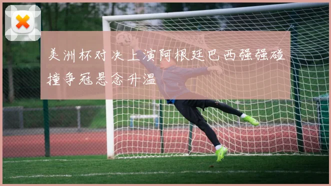 美洲杯对决上演阿根廷巴西强强碰撞争冠悬念升温